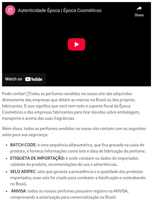 Os produtos são originais?