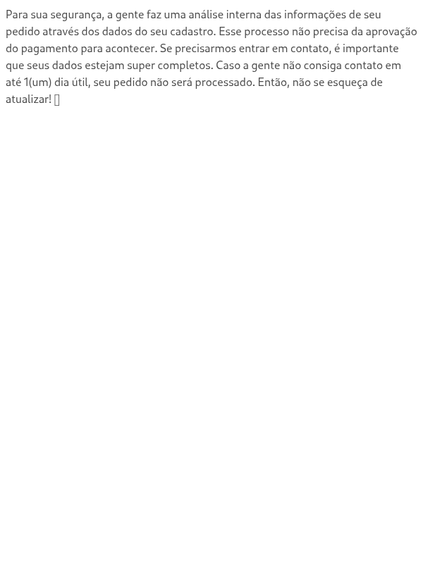 Complete seu cadastro!