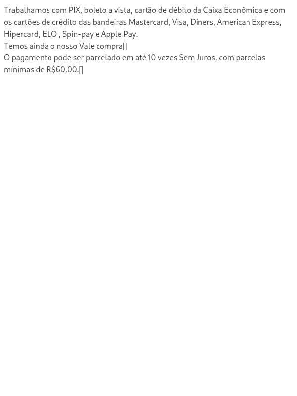 Quais são as formas de pagamento?