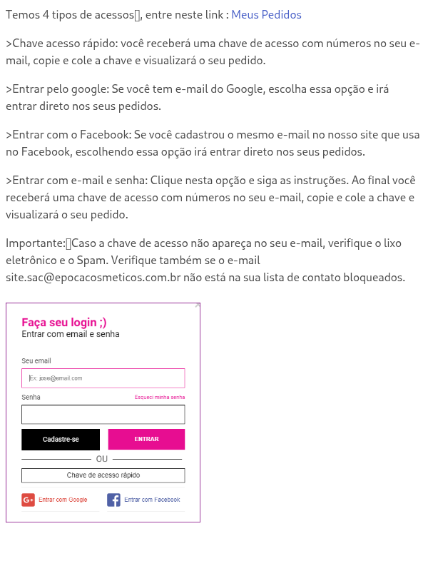 Como acessar os meus pedidos?